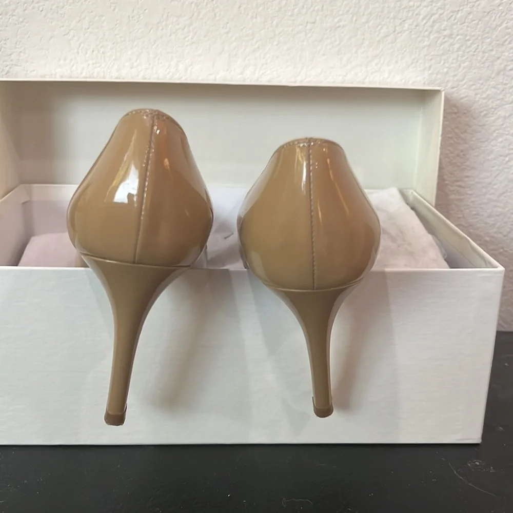 LK Bennett Shilo Taupe Patent Heels - Picture 15 of 16